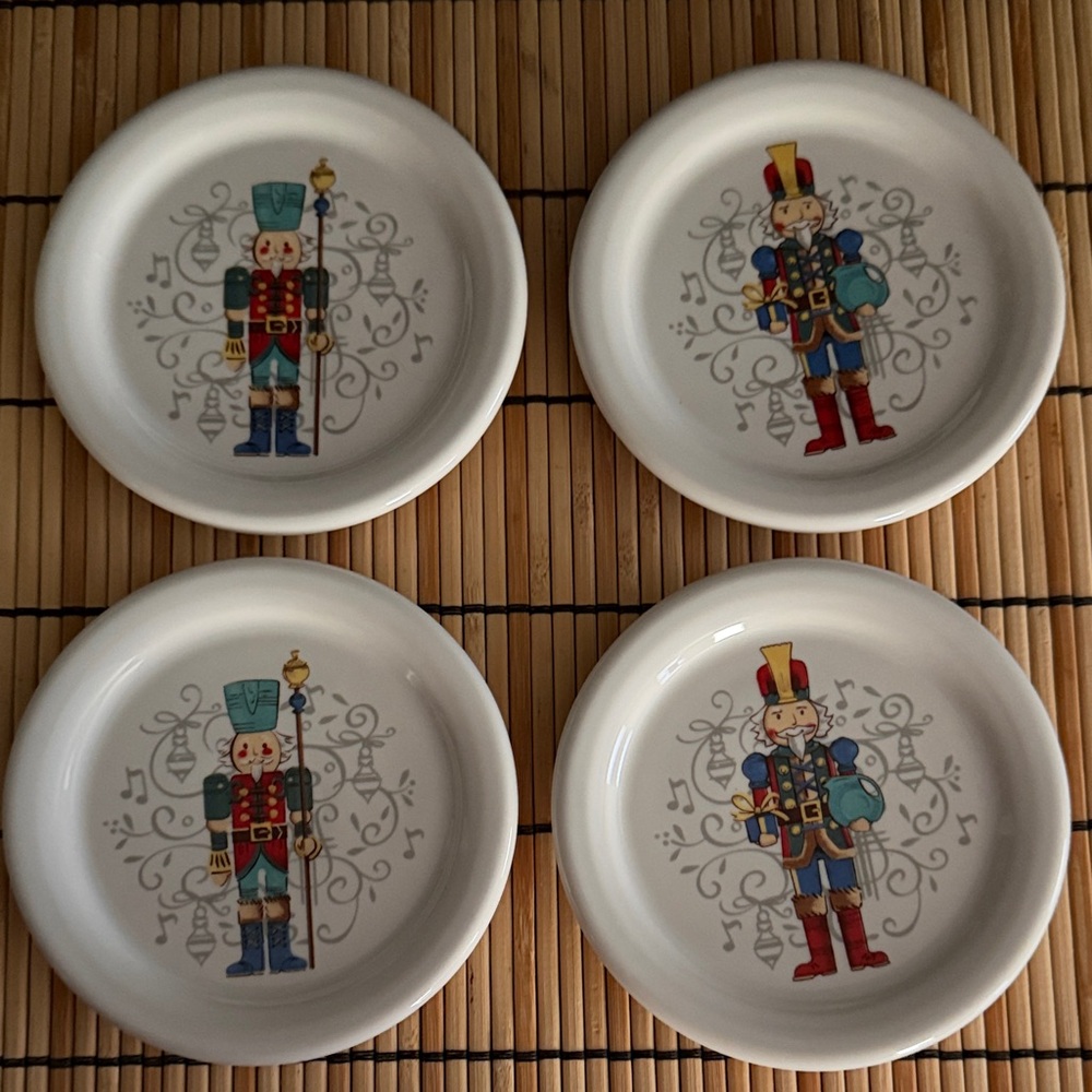 Fiesta Nutcracker Themed Ceramic Plate Set